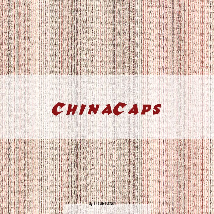 ChinaCaps example