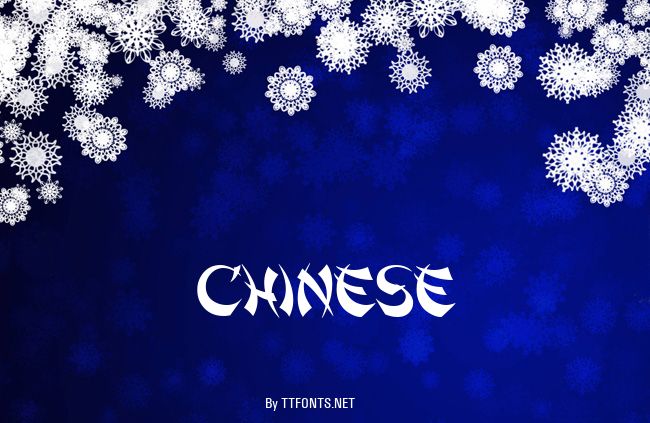 Chinese example