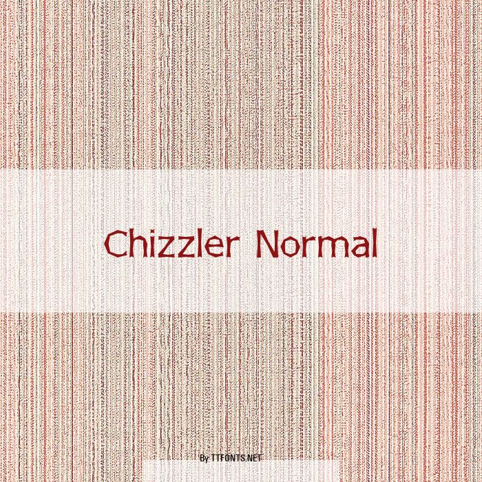 Chizzler Normal example