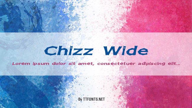 Chizz Wide example