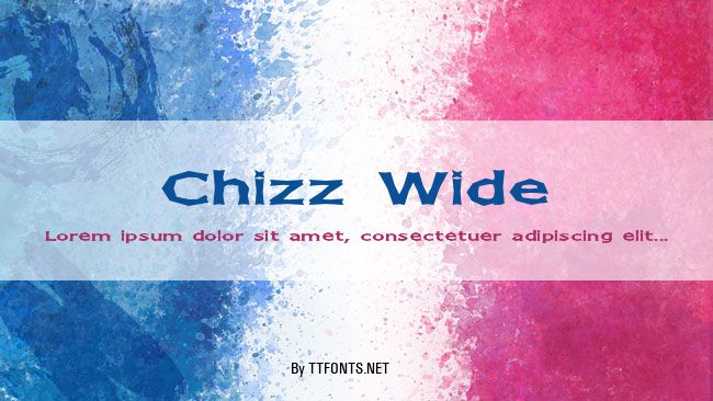 Chizz Wide example