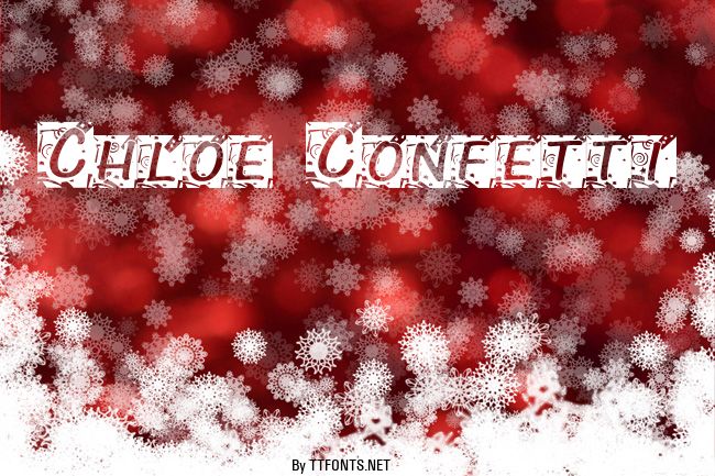 Chloe Confetti example