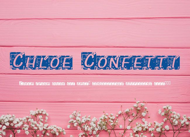 Chloe Confetti example