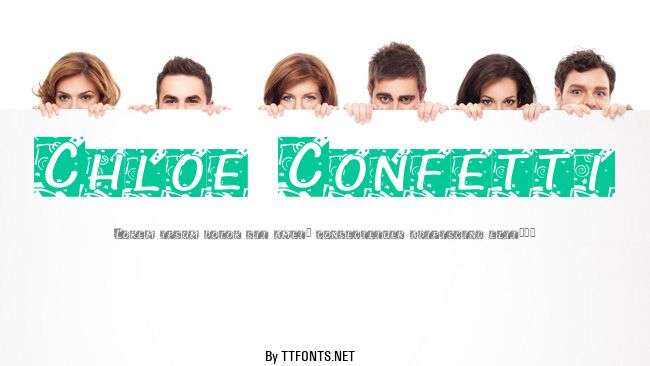 Chloe Confetti example