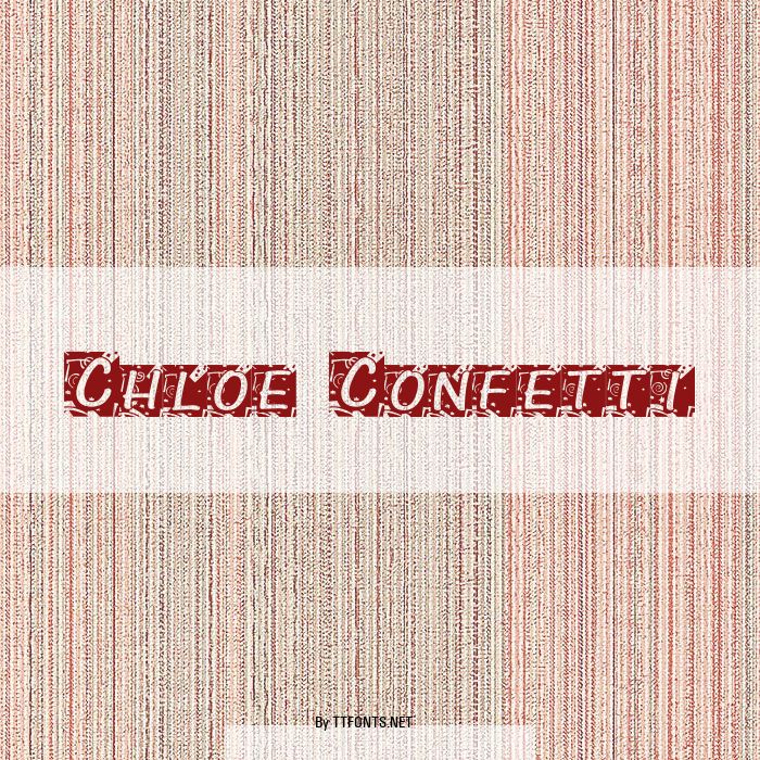 Chloe Confetti example