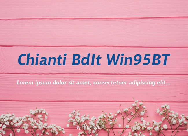 Chianti BdIt Win95BT example