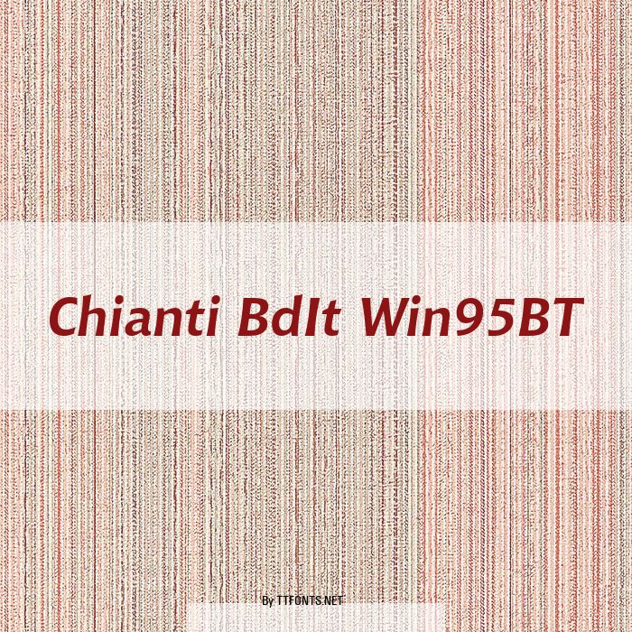 Chianti BdIt Win95BT example