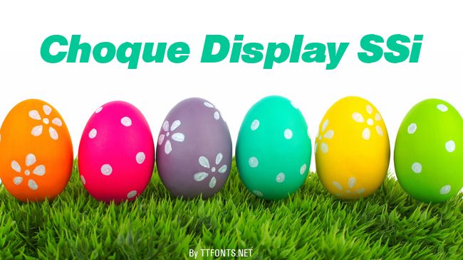 Choque Display SSi example