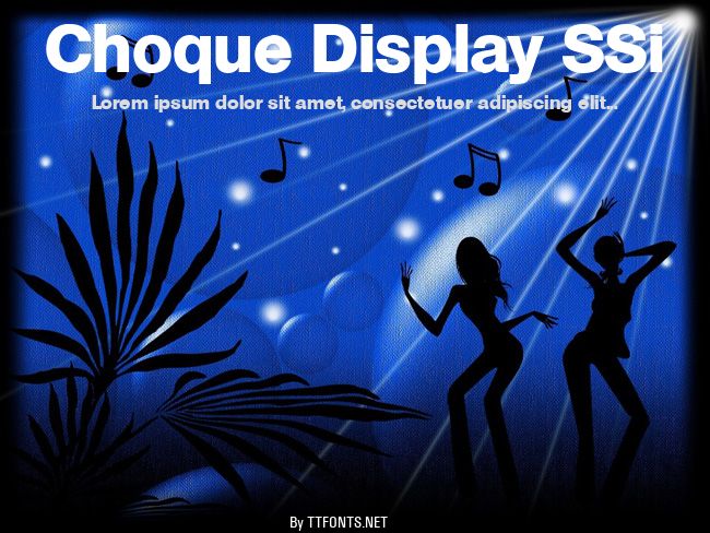 Choque Display SSi example