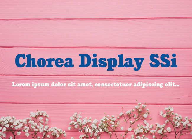 Chorea Display SSi example