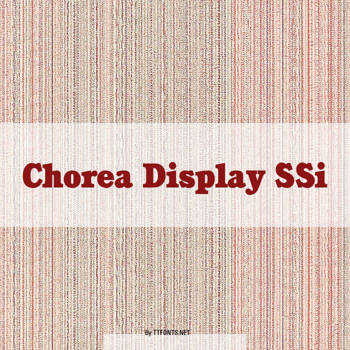 Chorea Display SSi example