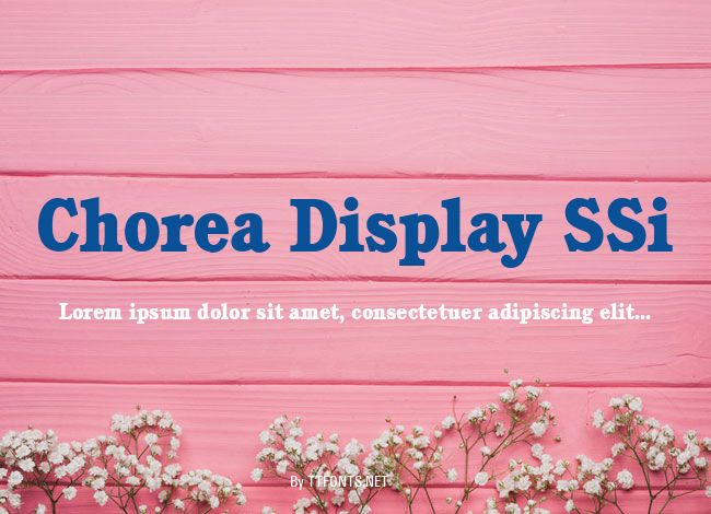 Chorea Display SSi example