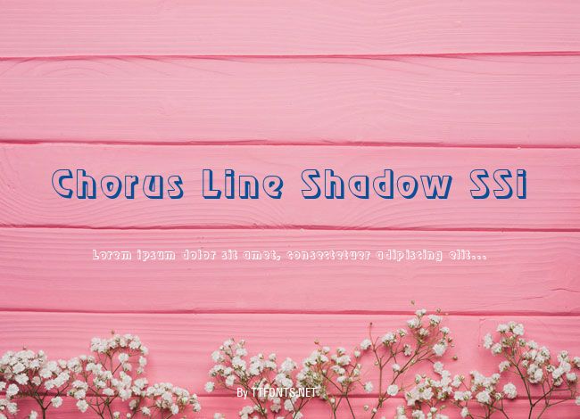 Chorus Line Shadow SSi example