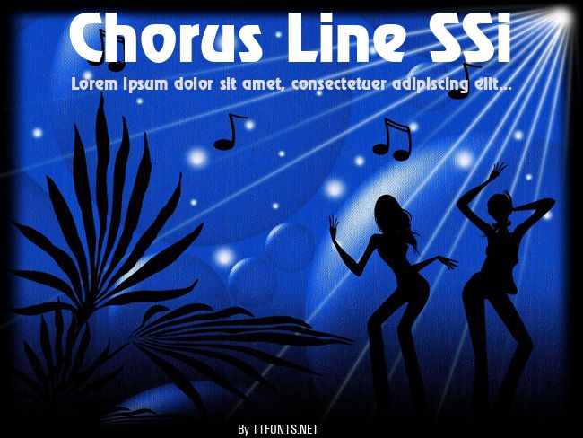 Chorus Line SSi example