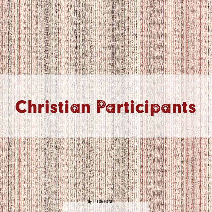 Christian Participants example