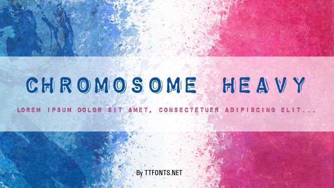 Chromosome Heavy example