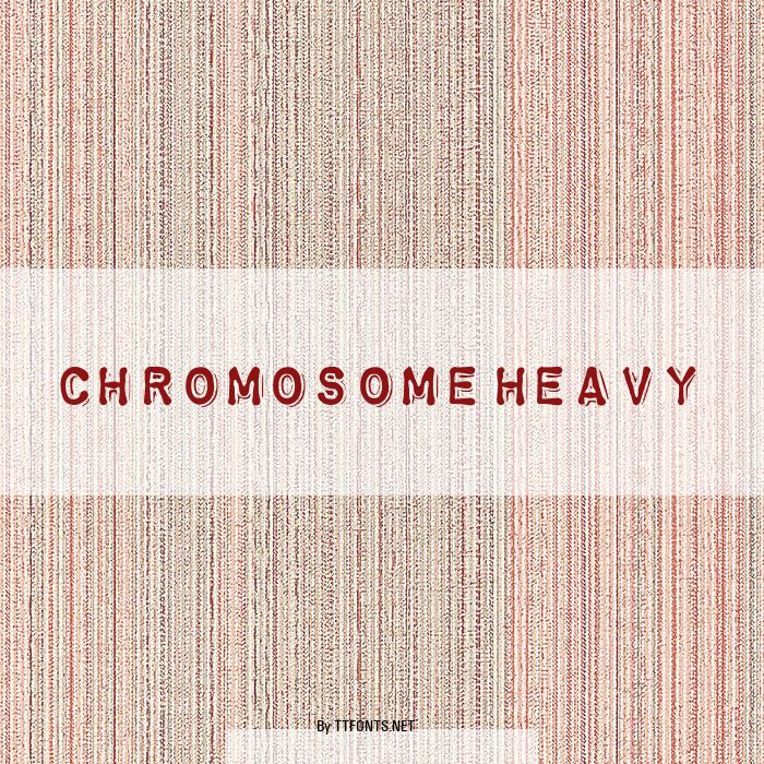 ChromosomeHeavy example