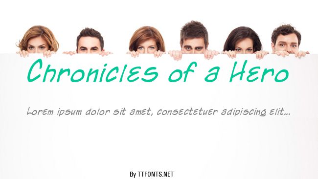 Chronicles of a Hero example
