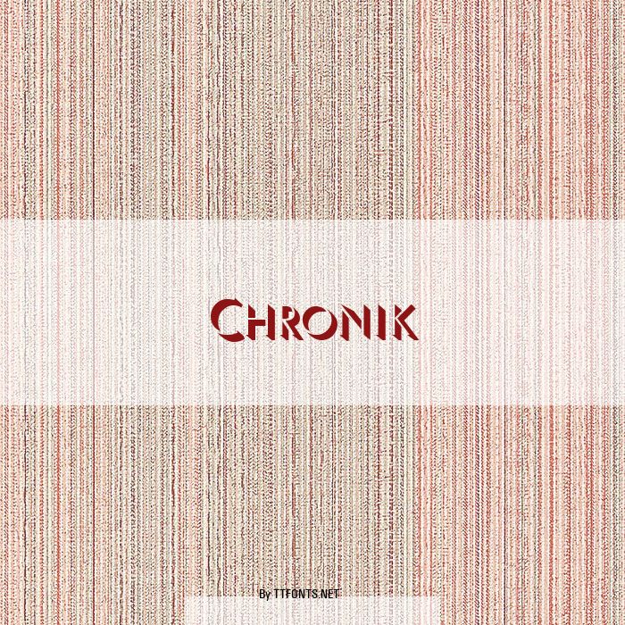 Chronik example