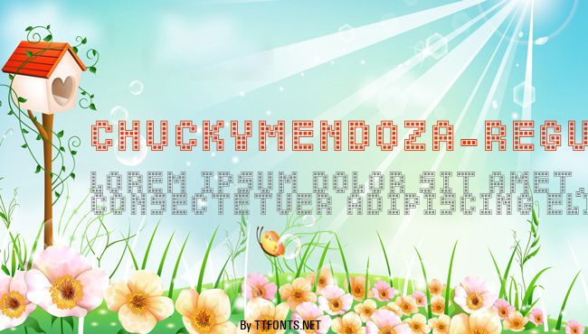 ChuckyMendoza-Regular example