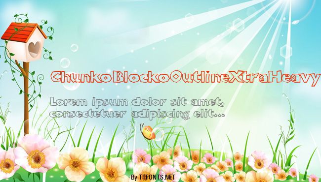 ChunkoBlockoOutlineXtraHeavy example