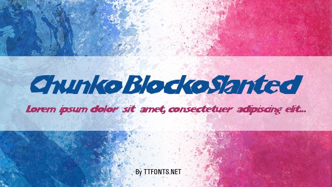 ChunkoBlockoSlanted example