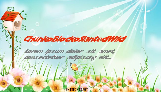 ChunkoBlockoSlantedWild example