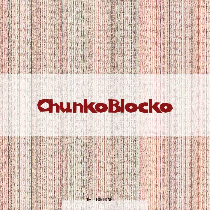 ChunkoBlocko example