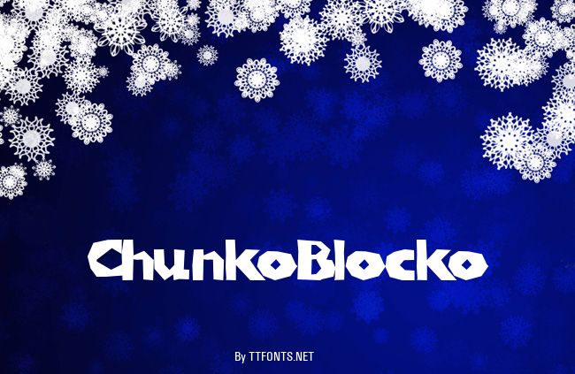 ChunkoBlocko example