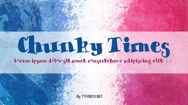 Chunky Times example
