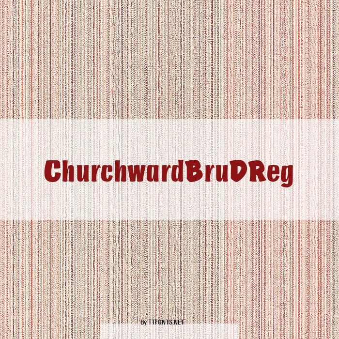 ChurchwardBruDReg example