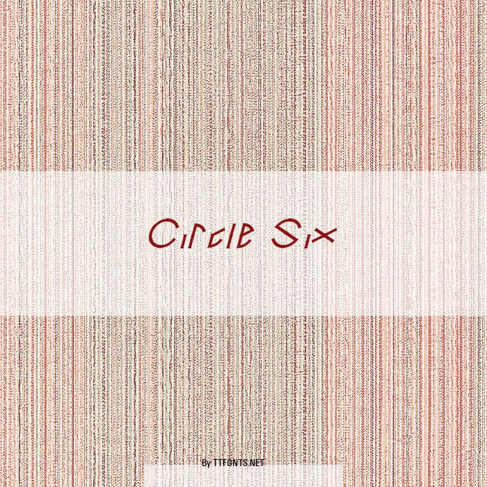 Circle Six example