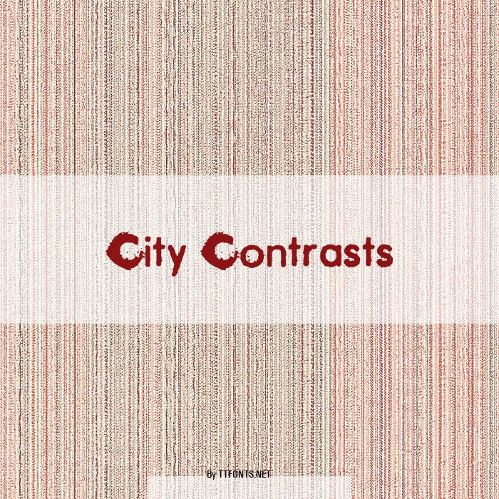 City Contrasts example