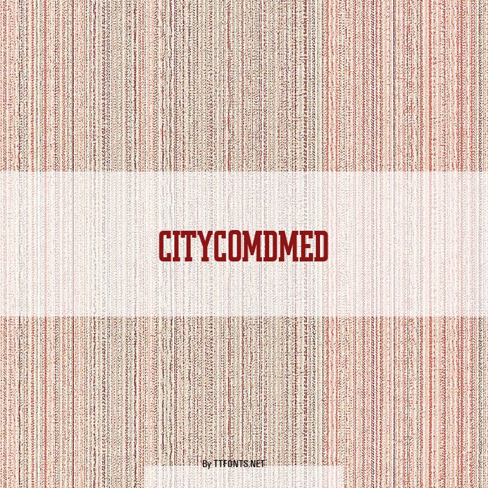 CityComDMed example
