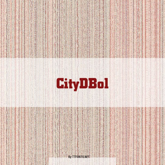 CityDBol example