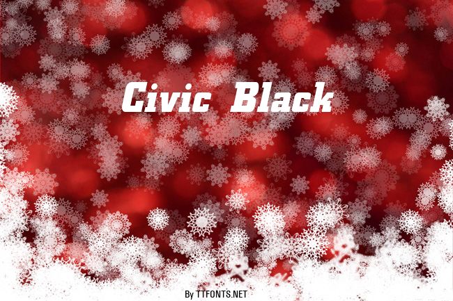 Civic Black example