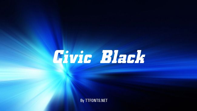 Civic Black example