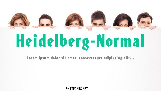 Heidelberg-Normal example
