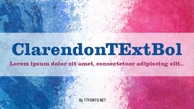 ClarendonTExtBol example