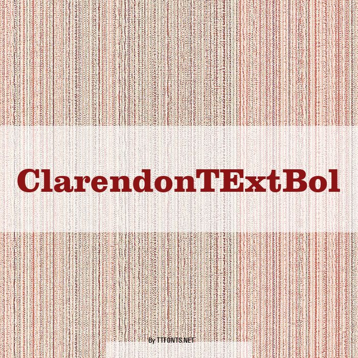 ClarendonTExtBol example