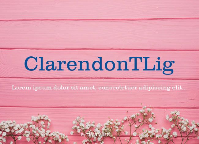 ClarendonTLig example