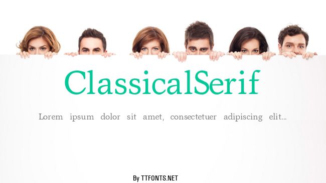 ClassicalSerif example