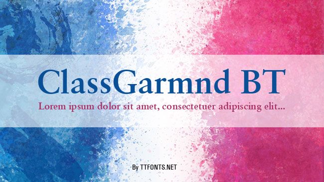 ClassGarmnd BT example
