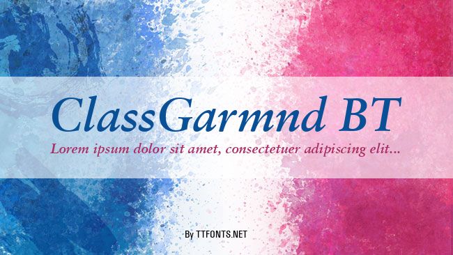 ClassGarmnd BT example