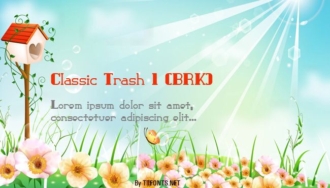 Classic Trash 1 (BRK) example