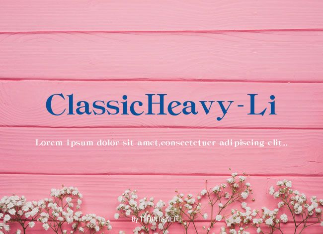 ClassicHeavy-Li example