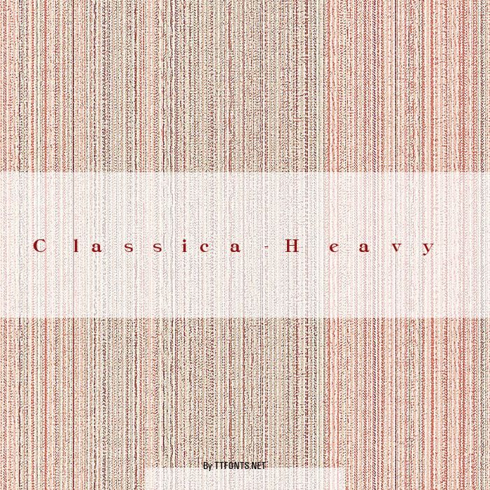 Classica-Heavy example