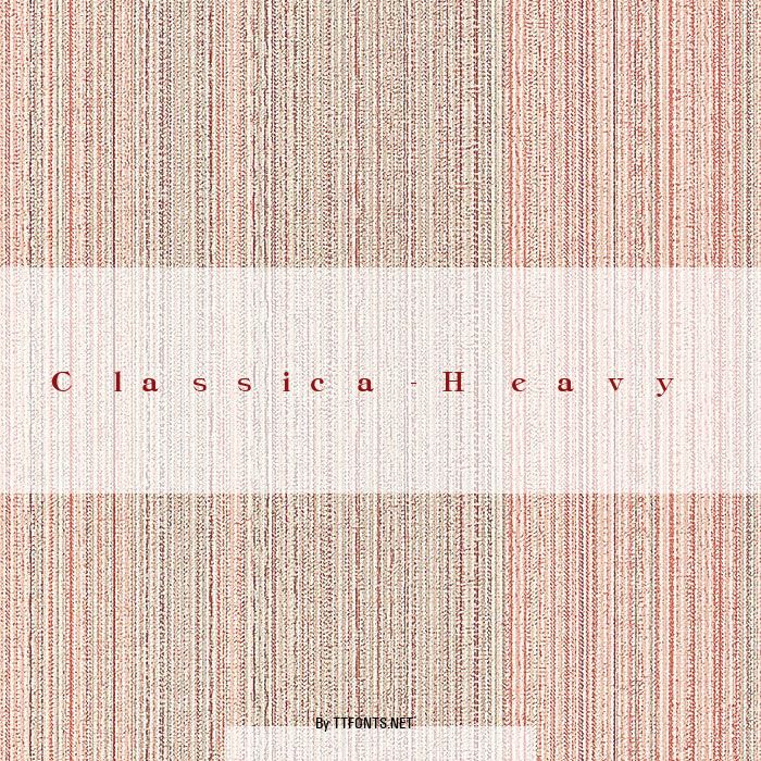 Classica-Heavy example