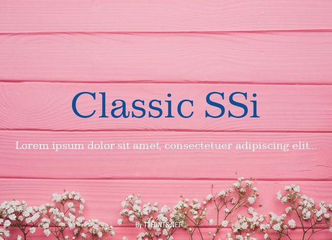 Classic SSi example