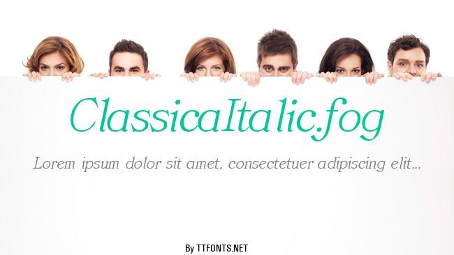 ClassicaItalic.fog example